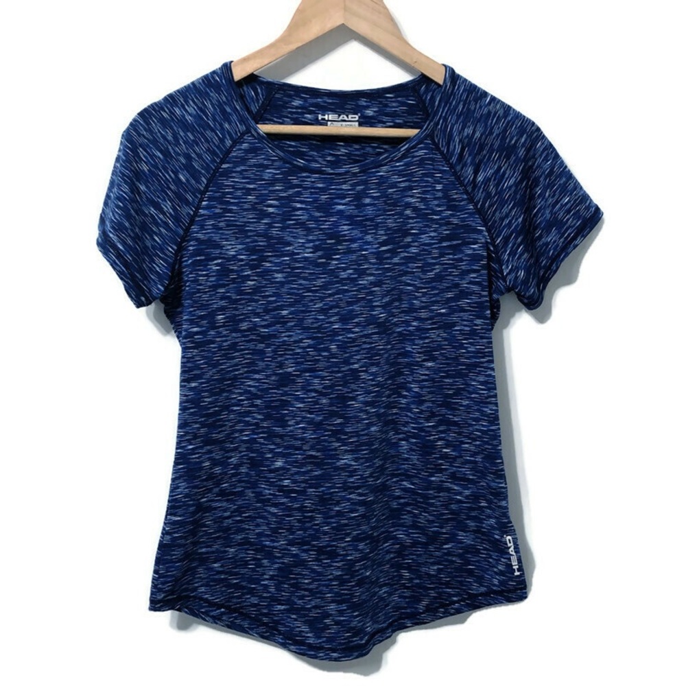 HEAD | Blue + White Athletic T-Shirt | Size XS